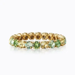 Caroline Svedbom Gia Stud Armband/ Lime Combo (Guld)