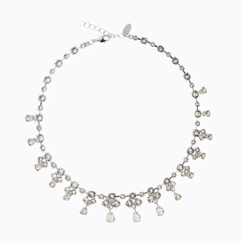 Caroline Svedbom Grand Entrence Halsband / Crystal (Rhodium)