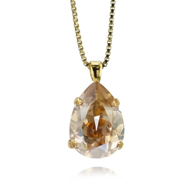 Caroline Svedbom Halsband Mini Drop Golden Shadow (Guld)