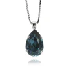 Caroline Svedbom Halsband Mini Drop Montana (Rhodium)