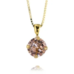 Caroline Svedbom Halsband Classic Stud Vintage Rose (Guld)