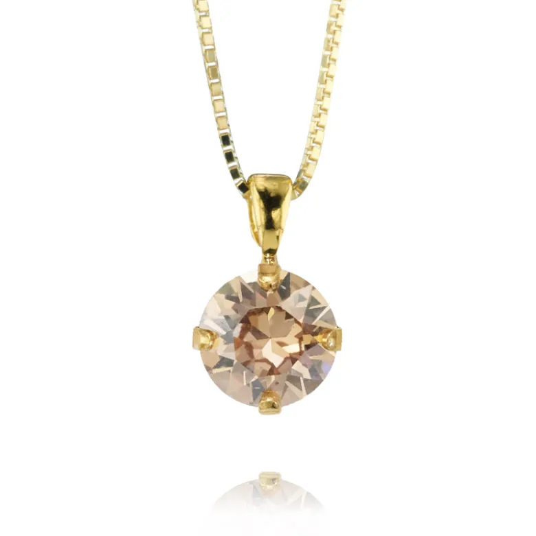 Caroline Svedbom Halsband Classic Stud Golden Shadow (Guld)