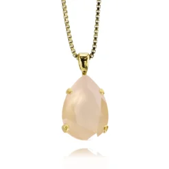 Caroline Svedbom Halsband Mini Drop Ivory Cream (Guld)