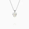 Caroline Svedbom Heart Halsband/ Crystal – Rhodium