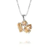Caroline Svedbom Isa Halsband / Light Peach Combo (Rhodium)