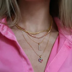 Caroline Svedbom Isa Halsband/ Pastel Combo (Guld)