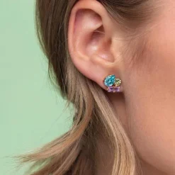 Caroline Svedbom Isa Örhängen Rhodium / Multicolour