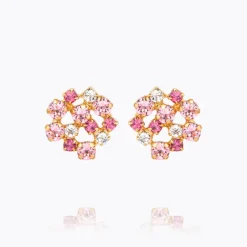 Caroline Svedbom Kassandra Örhängen / Pink Combo (Guld)