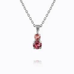 Caroline Svedbom Leah Halsband/ Rose Combo (Rhodium)