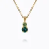 Caroline Svedbom Leah Halsband / Green Combo (Gold)
