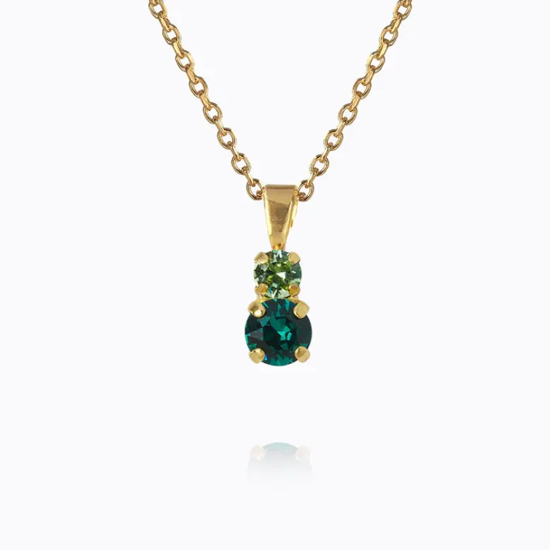 Caroline Svedbom Leah Halsband / Green Combo (Gold)