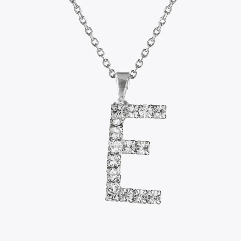 Caroline Svedbom Letter E Halsband/ Crystal