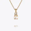 Caroline Svedbom Love Pearl Halsband / Pearl + Crystal (Guld)