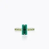 Caroline Svedbom Lucy Ring / Emerald + Peridot – Rhodium