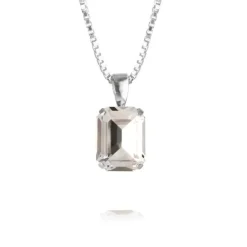 Caroline Svedbom Lydia Halsband Rhodium / Crystal