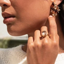 Caroline Svedbom Lydia Ring / Crystal (Rhodium)