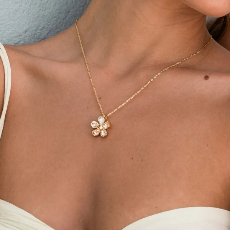 Caroline Svedbom May Halsband / Silk Combo (Guld)