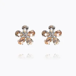 Caroline Svedbom May Örhängen / Silk Combo (Rhodium)
