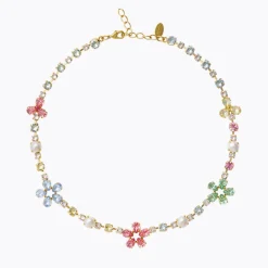 Caroline Svedbom May Statement Halsband / Pastel Combo (Guld)