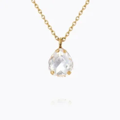 Caroline Svedbom Mini Carlotta Halsband / Crystal (Guld)