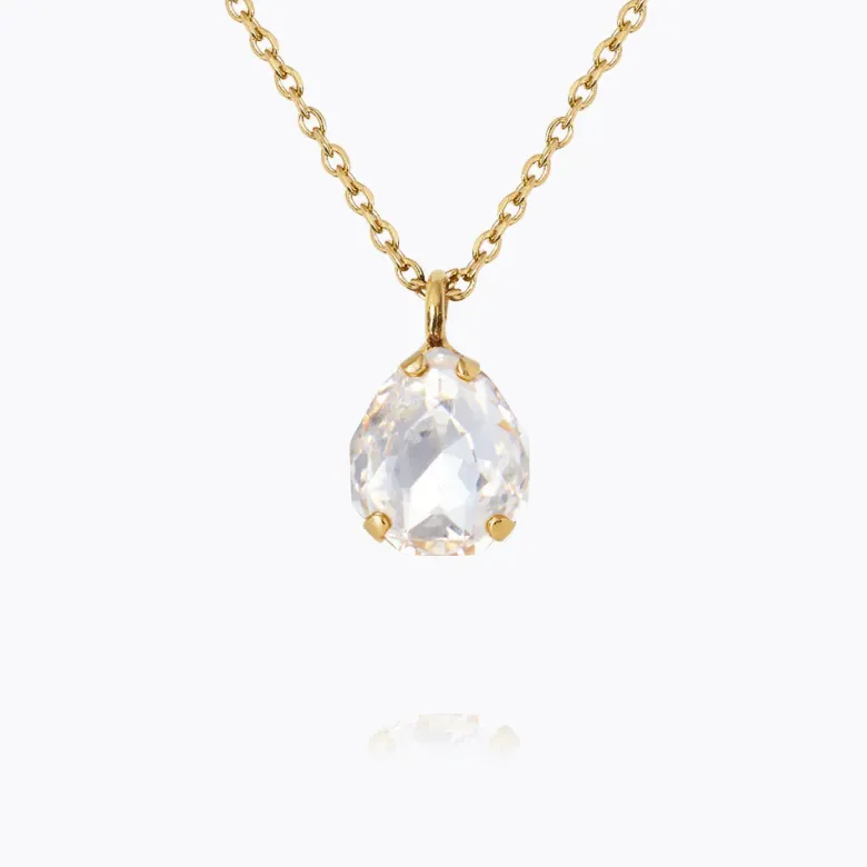 Caroline Svedbom Mini Carlotta Halsband / Crystal (Guld)