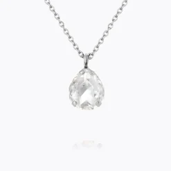 Caroline Svedbom Mini Carlotta Halsband / Crystal (Rhodium)