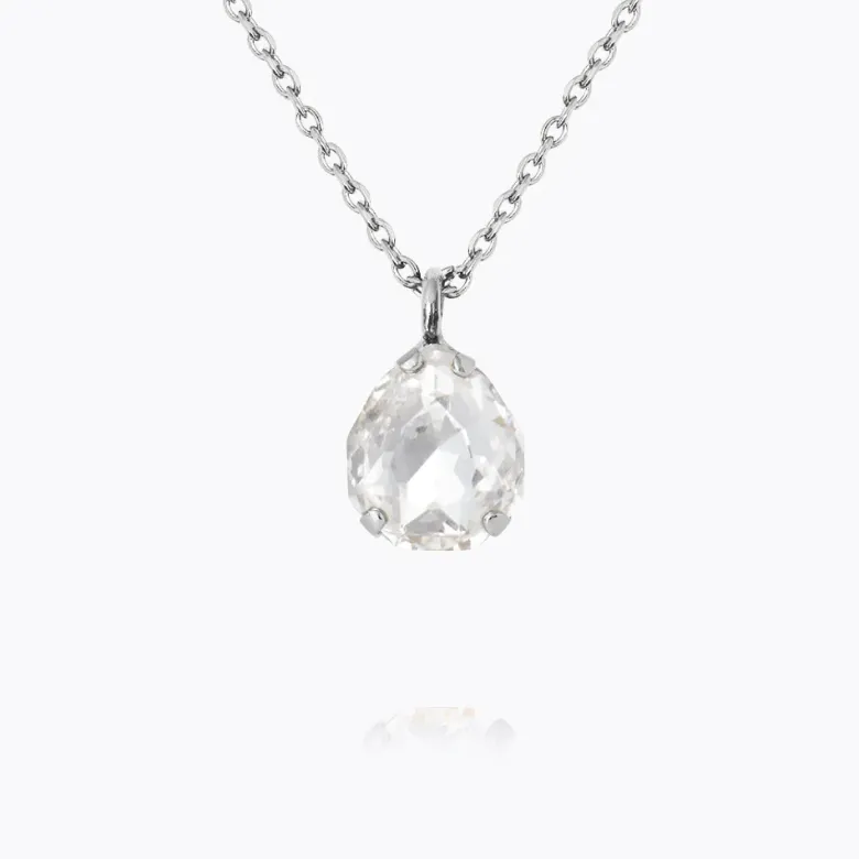 Caroline Svedbom Mini Carlotta Halsband / Crystal (Rhodium)