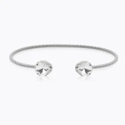 Caroline Svedbom Mini Carlotta Armband / Crystal (Rhodium)