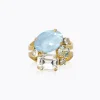 Caroline Svedbom Mini Carolina Ring / Sky Combo (Guld)