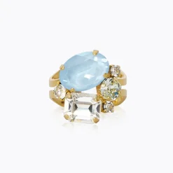 Caroline Svedbom Mini Carolina Ring / Sky Combo (Guld)