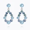 Caroline Svedbom Mini Dehlia Örhängen / Sky Combo (Rhodium)