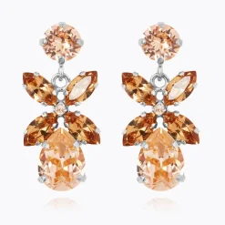 Caroline Svedbom Mini Dione Örhängen / Topaz Combo (Rhodium)