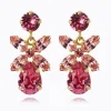 Caroline Svedbom Mini Dione Örhängen/Light Rose + Rose (Guld)