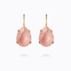 Caroline Svedbom Mini Drop Clasp Örhängen/ Flamingo Ignite (Guld)