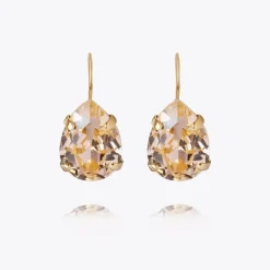 Caroline Svedbom Mini Drop Clasp Örhängen / Light Peach (Guld)