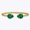 Caroline Svedbom Mini Drop Armband / Majestic Green (Guld)