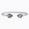 Caroline Svedbom Mini Drop Armband, Black Diamond – Rhodium
