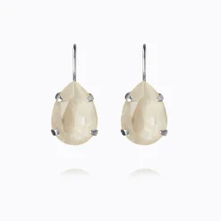 Caroline Svedbom Mini Drop Clasp Örhängen/ Linen Ignite (Rhodium)