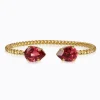 Caroline Svedbom Mini Drop Armband / Mulberry Red (Guld)