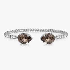 Caroline Svedbom Mini Drop Armband Rhodium / Greige