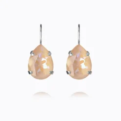 Caroline Svedbom Mini Drop Clasp Örhängen/ Ivory Creme Delite (Rhodium)