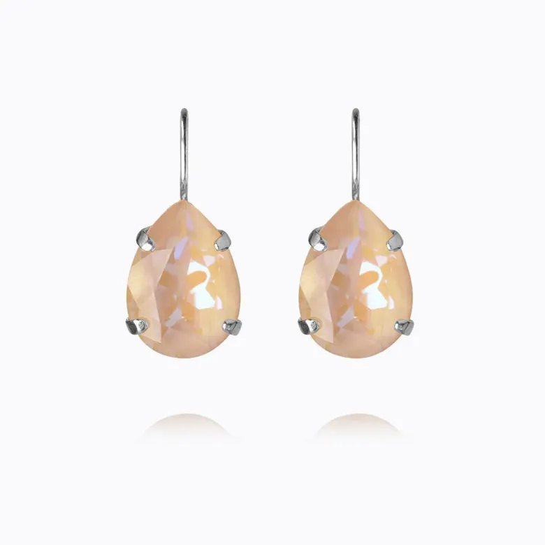 Caroline Svedbom Mini Drop Clasp Örhängen/ Ivory Creme Delite (Rhodium)