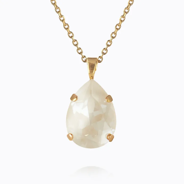 Caroline Svedbom Mini Drop Halsband/ Linen Ignite (Guld)