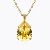 Caroline Svedbom Mini Drop Halsband ReCreated™ Dark Jonquil – Guld