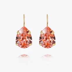 Caroline Svedbom Mini Drop Clasp Örhängen/ Rose Peach (Guld)