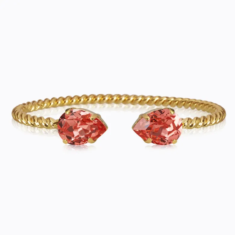 Caroline Svedbom Mini Drop Armband/ Rose Peach (Guld)