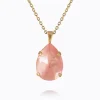 Caroline Svedbom Mini Drop Halsband/ Flamingo Ignite (Guld)