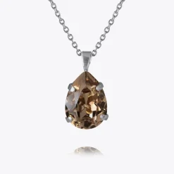 Caroline Svedbom Mini Drop Halsband/ Greige (Guld)