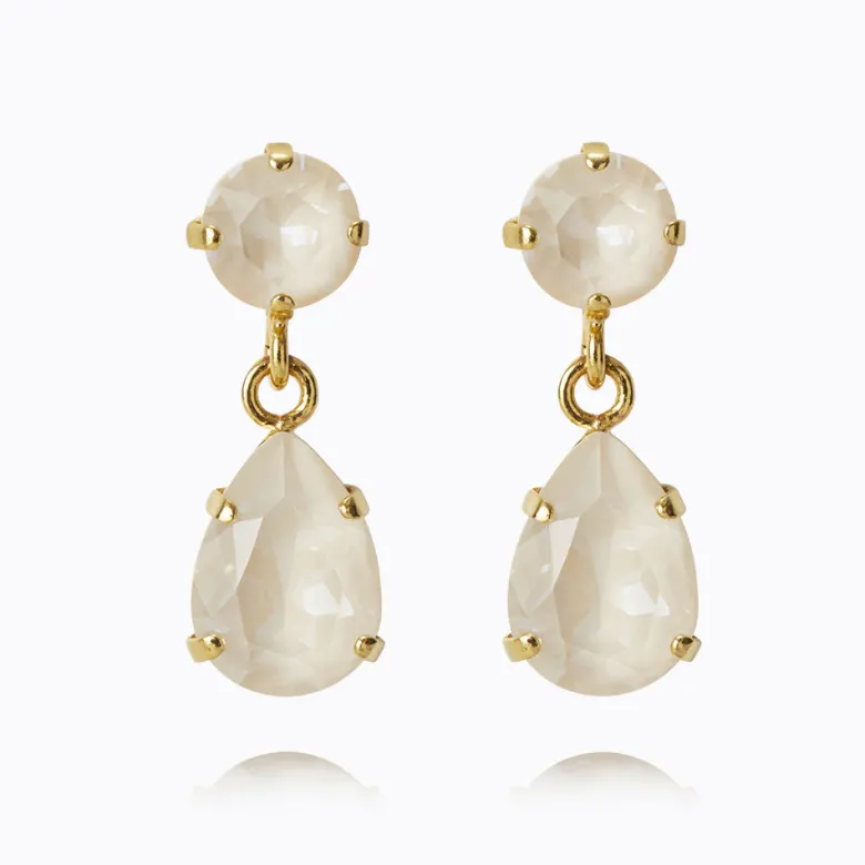 Caroline Svedbom Mini Drop Örhängen/ Linen Ignite (Guld)