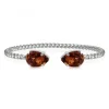 Caroline Svedbom Mini Drop Armband Rhodium / Smoked Topaz